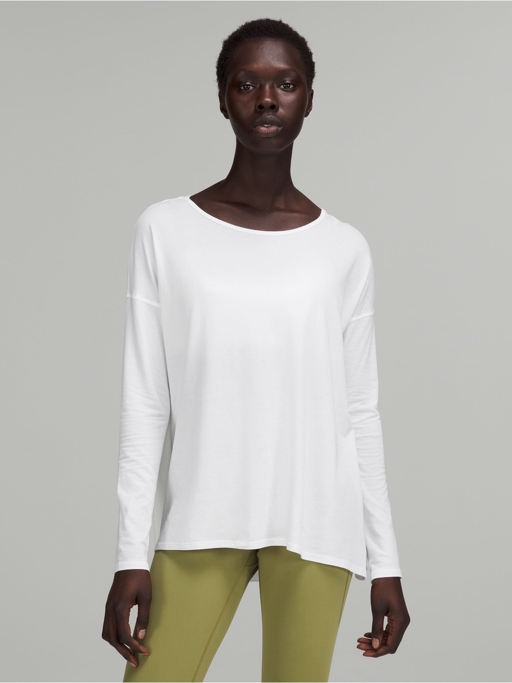 LULULEMON Long Sleeve White Shirt Women’s 0578